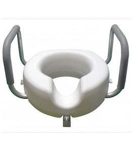 Goldfern Toilet Seat Raiser 5IN With Armrests