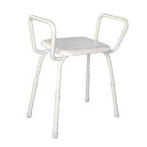 AML Height Adjustable Shower Stool with Arms