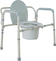 Bariatric Steel Commode Wairoa