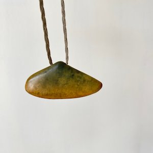 Creative art: Pounamu PIPI Necklace. SOLD