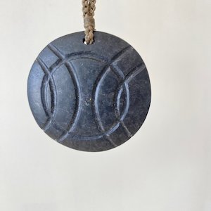 Phases of the Moon Disc Necklace