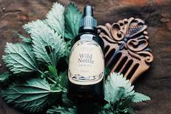 Clothing: Wild Nettle Hair Oil / styler, to condition dry hair