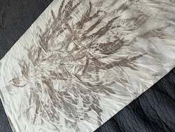 Clothing: Ecoprinted Pillowcase Single - Eucalyptus