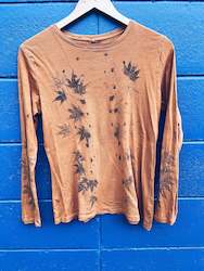 Orange Maple top - Cotton S/M