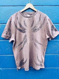 Wild Gum Brown Tee - Cotton M