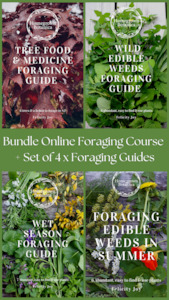 Bundle Online Foraging Course + Foraging Guides Set