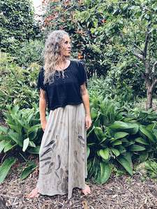 Wild Eucalyptus skirt ~ Viscose ~ M