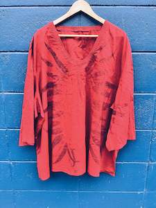 Red Gum top ~ Cotton 4XL