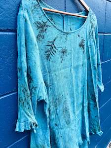 Wild Blue dress/top ~ Cotton 22/24