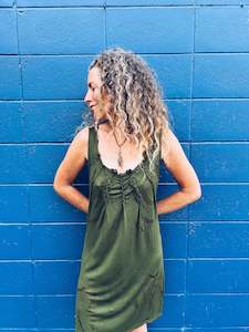 Wild Green dress ~ XL