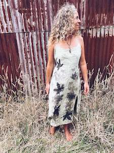 Liquid Amber dress ~ Linen ~ S/M