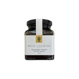 Wild Country: Cranberry Orange & Port Sauce