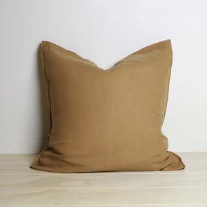 100% French Flax Linen Euro pillowcase- Ginger