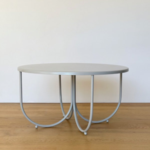 Rotoiti Table- Stainless Steel Fog