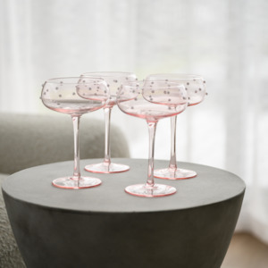 The Perfect Pearl Coupe- Set of 4 Blush