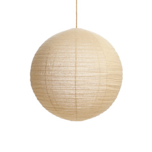 Taupe Linen Lantern - Round 100cm