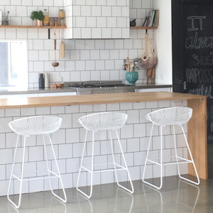 Rangitoto Stool- White