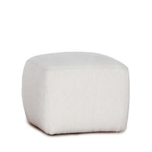 Boucle Square Ottoman