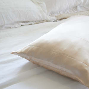 100% Pure Silk Pillowcase Pair - Champagne