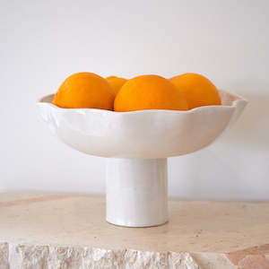 Ruffle Pedestal Bowl