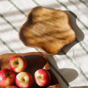 Serveware: Wonky Teak Bowl- Medium