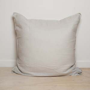 100% French Flax Linen Euro Pillowcase- Cloud