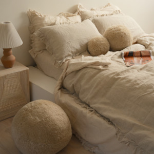 Sheepskin Ball Cushion- Large