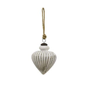 Gift: Hanging Linear Drop Antique White