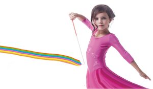 RAINBOW DANCER RIBBON WAND