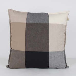 Giant Check Cushion Olive 60x60cm