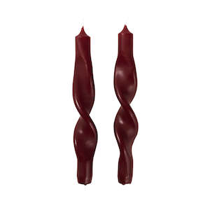 Gift: Broste Twisted Candle Set of 2