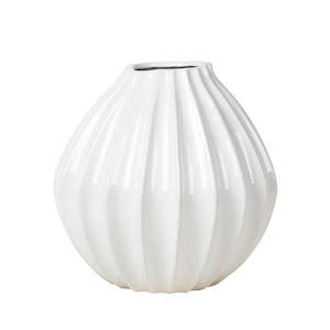 BROSTE Vase Wide Large White