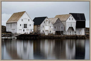 NORDIC SPACES CANVAS NATURAL FRAME 120X80CM