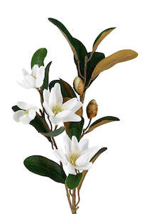 Gift: Pearl Magnolia Spray White 61cm