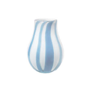 BROSTE Vase Ada Stripe Light Blue