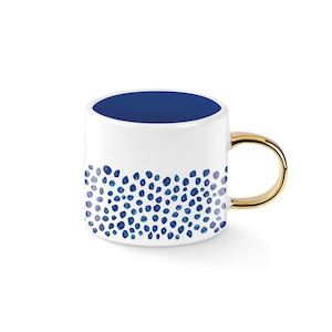 Fringe Studio Indigo Dots Mug