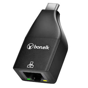 Bonelk USB-C to Ethernet Adapter (Black)