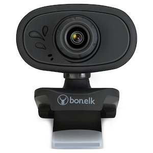 Work From Home: Bonelk USB Webcam, Clip On, 720p (Black)