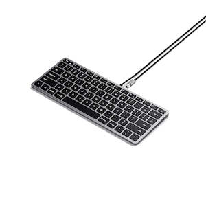 Work From Home: Satechi Slim W1 Wired USB-C Backlit Keyboard (Space Grey)