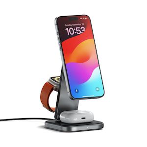 Satechi: Satechi 3-in-1 Foldable Qi2 Wireless Charging Stand