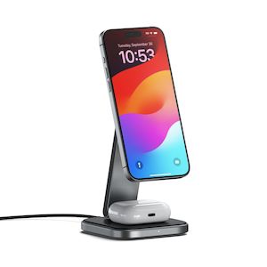 Satechi: Satechi 2-in-1 Foldable Qi2 Wireless Charging Stand