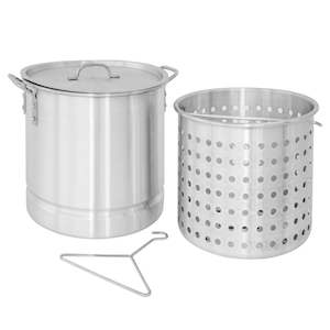 Campfire Aluminium Stockpot & Basket 30L