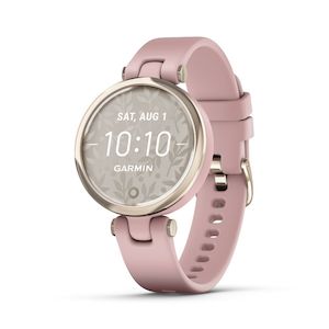 Garmin Christmas Sale: Garmin Lily Sport Edition (Cream Gold SS/Dust Pink Silicone Band)