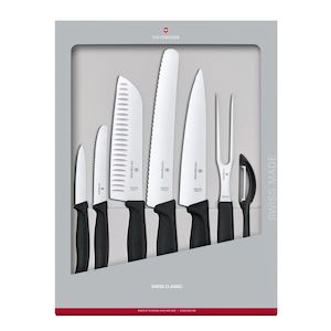 Victorinox Classic Kitchen 7 Piece Set (Black)