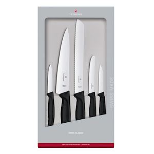 Victorinox Classic Kitchen 5 Piece Set (Black)