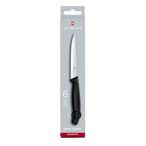 Victorinox Classic Steak Wavy Edge Pointed Knife 6 Piece Set 11cm