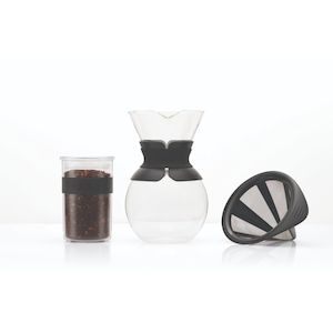 Bodum Pour Over with Permanent Filter 1L (Black)