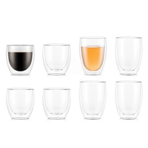 Bodum: Bodum Pavina Double Wall 8 Piece Set (4 x 250ml, 4 x 350ml)