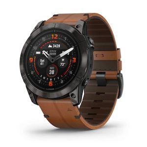 Specials: Garmin Epix Pro Gen2 51mm Sapphire (Grey Titanium with Chestnut Leather Band)