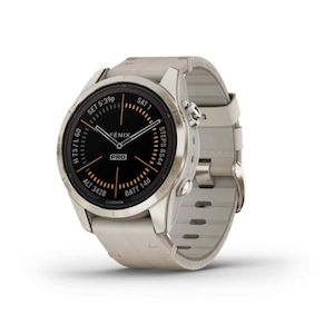 Specials: Garmin Fenix 7S Pro Sapphire Solar (Soft Gold with Limestone Leather Band)